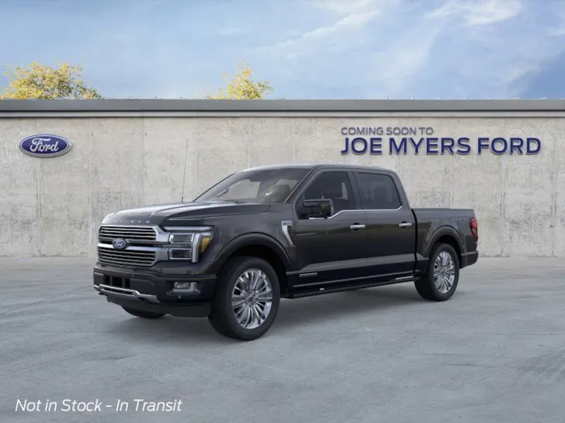2026 Ford F-150 in Agate Black — front three-quarter view