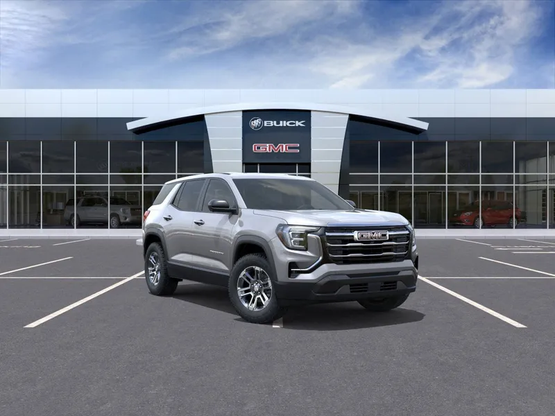 2026 GMC Terrain Elevation in Sterling Metallic — front three-quarter view