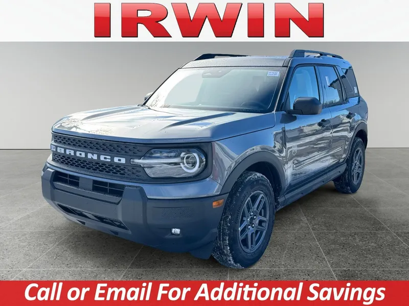 2026 Ford Bronco Sport Big Bend in Gray — front three-quarter view