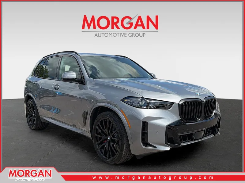2026 BMW X5 xDrive40i in Skyscraper Grey Metallic — front three-quarter view