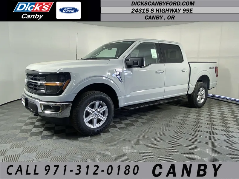 2026 Ford F-150 XLT in Avalanche — front three-quarter view