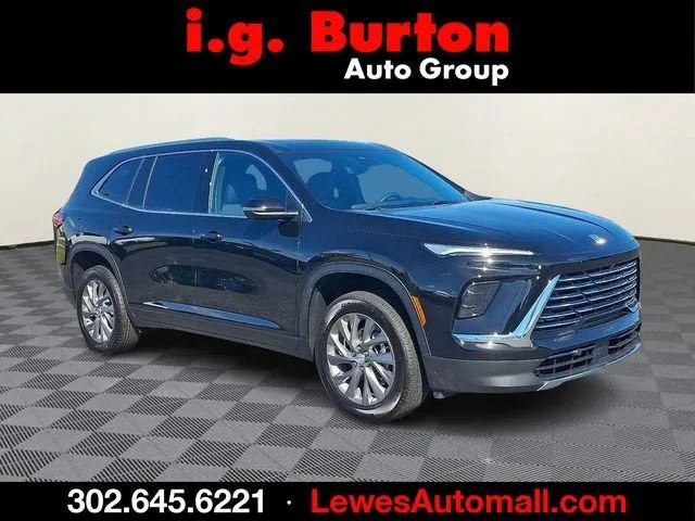 2026 Buick Enclave Preferred in Ebony Twilight Metallic — front three-quarter view