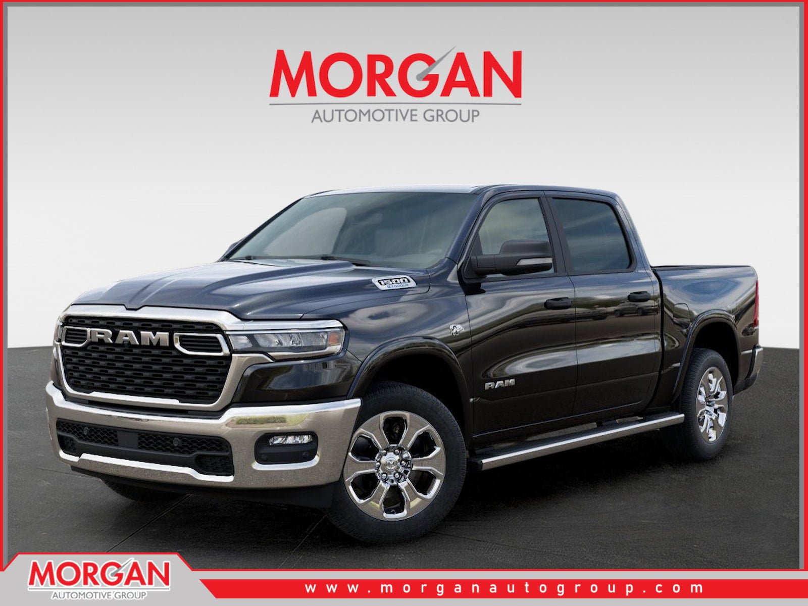 2026 Ram 1500 Big Horn/Lone Star in Black — front three-quarter view
