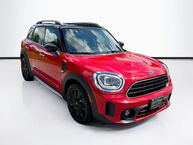 2021 MINI COUNTRYMAN — rear three-quarter view
