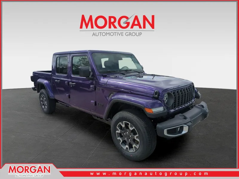 2026 Jeep Gladiator Texas Trail in Purple — front three-quarter view