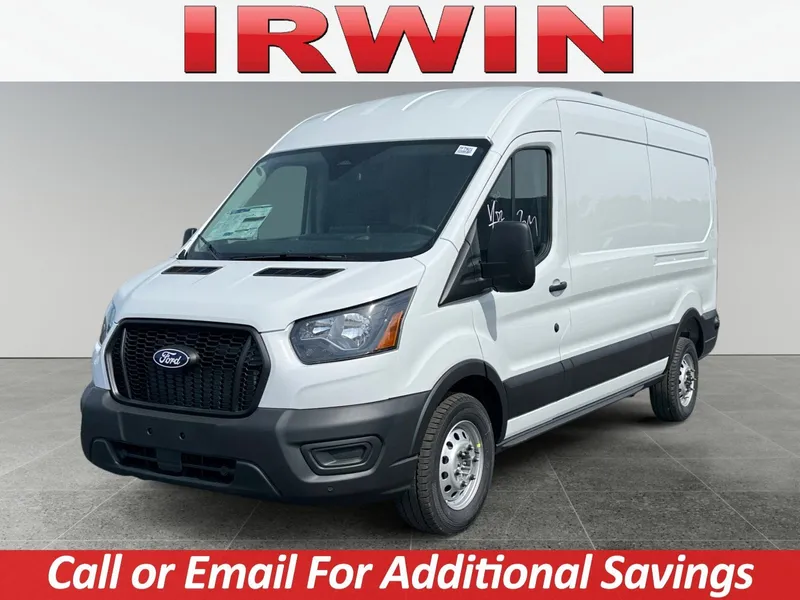 2026 Ford Transit Cargo Van Cargo Van in White — front three-quarter view