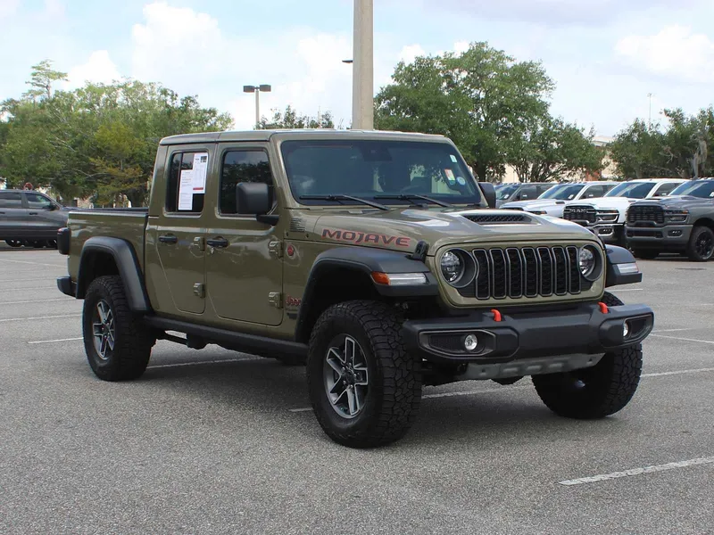 2025 Jeep Gladiator Mojave in 41 — front three-quarter view