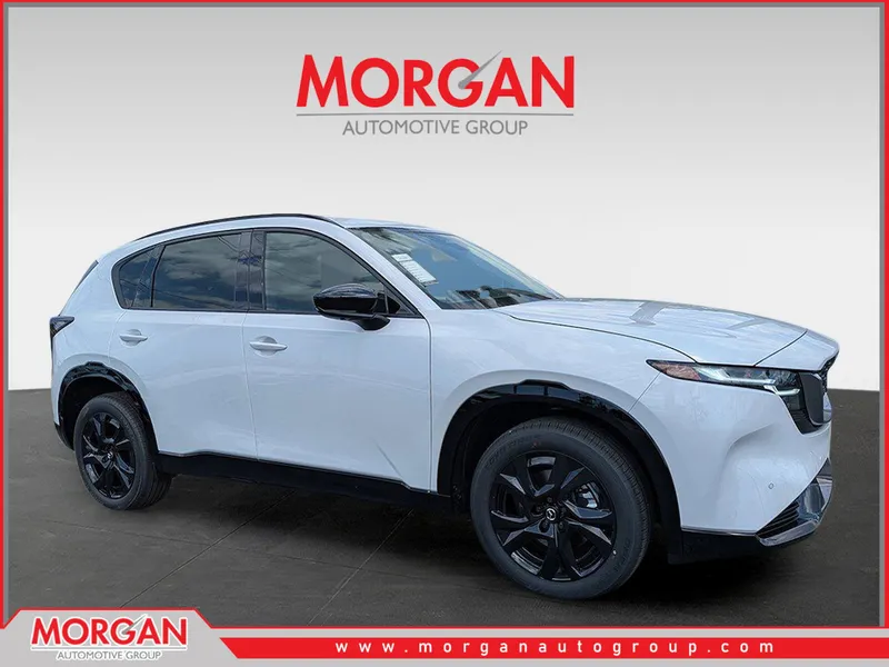 2026 Mazda CX-5 2.5 S Premium Plus in White — front three-quarter view