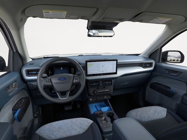 2026 Ford Maverick XLT in Oxford White — front three-quarter view