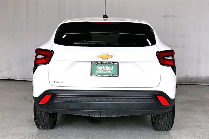 2025 Chevrolet Trax — rear three-quarter view
