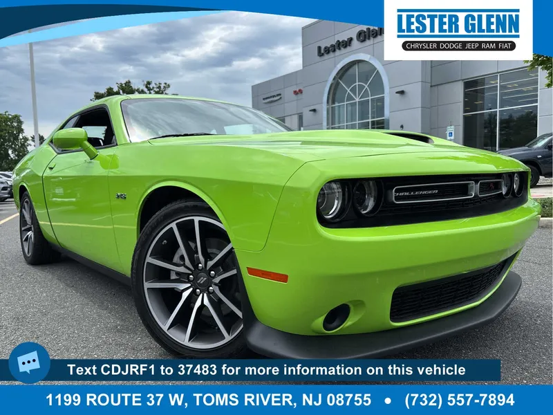2023 Dodge Challenger R/T in Sublime Metallic Clearcoat — front three-quarter view
