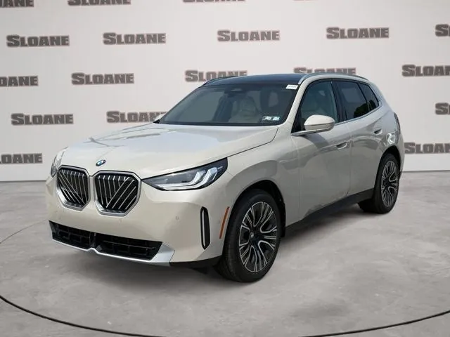 2026 BMW X3 30 xDrive in Dune Grey Metallic — front three-quarter view