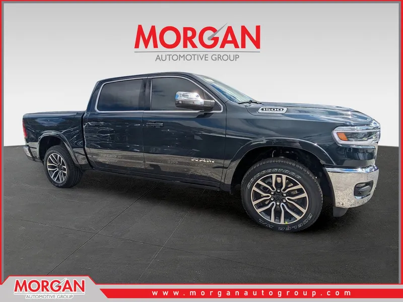 2026 Ram 1500 Limited in Blue — front three-quarter view