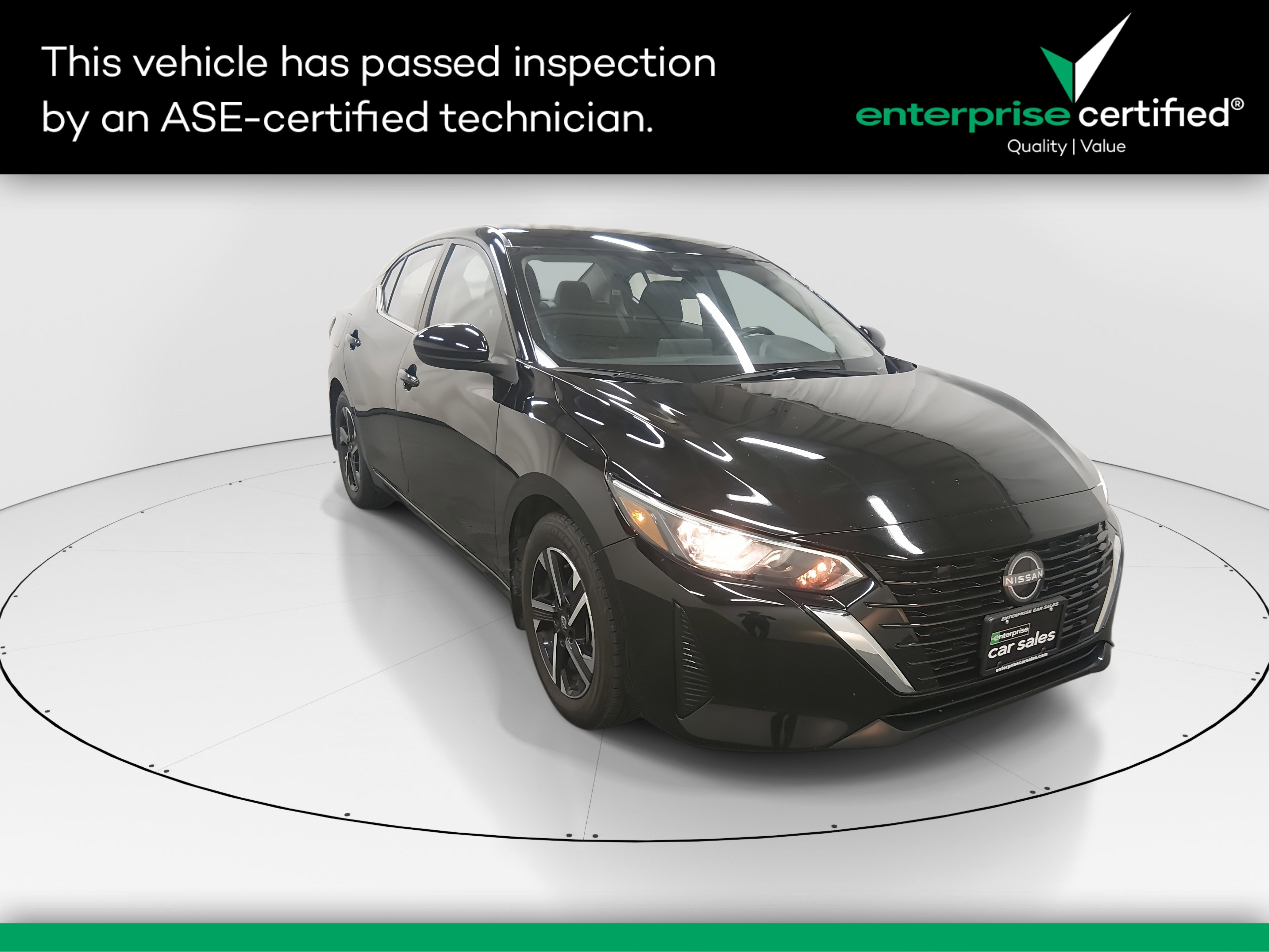 2024 Nissan Sentra SV CVT — front three-quarter view