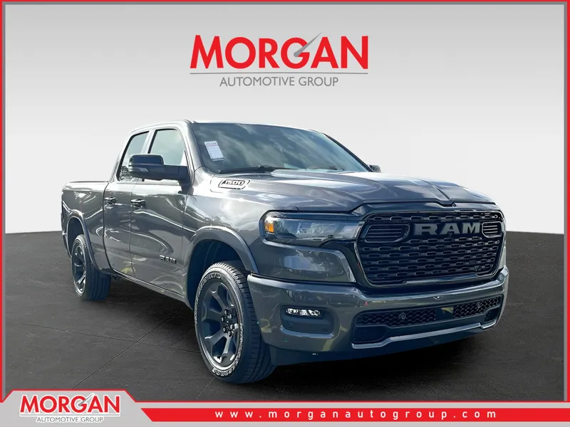 2026 Ram 1500 Big Horn/Lone Star in Gray — front three-quarter view