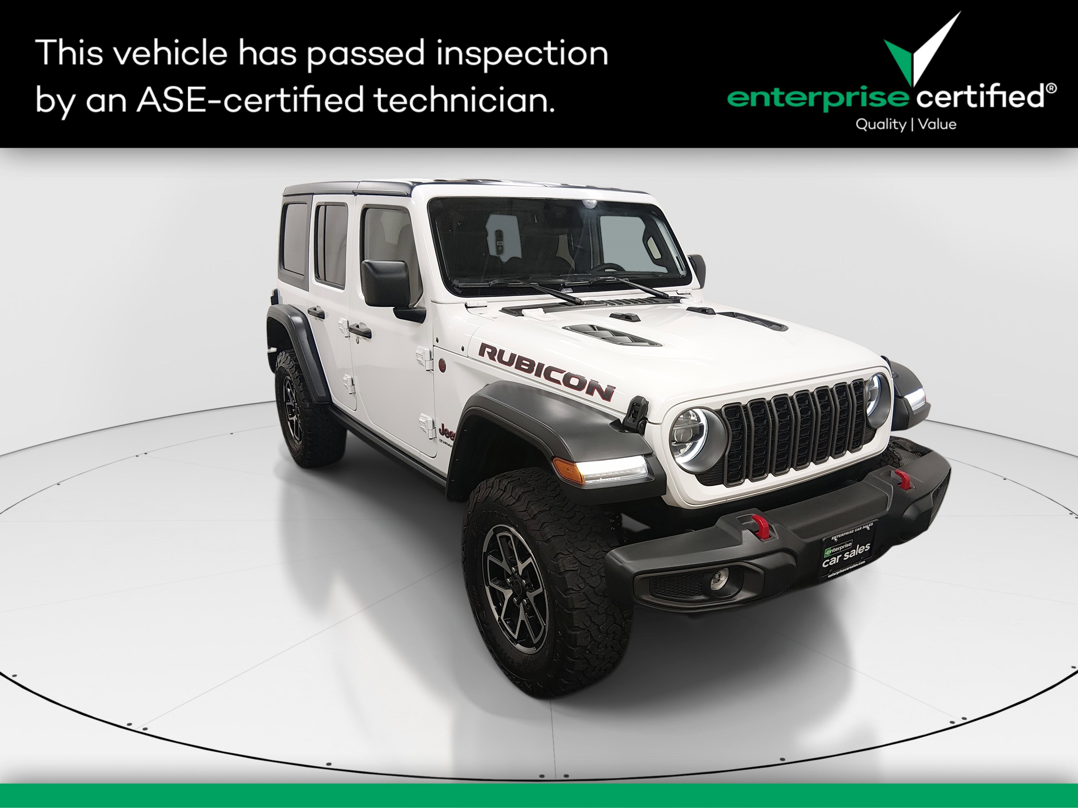 2024 Jeep Wrangler Rubicon 4 Door 4x4 — front three-quarter view