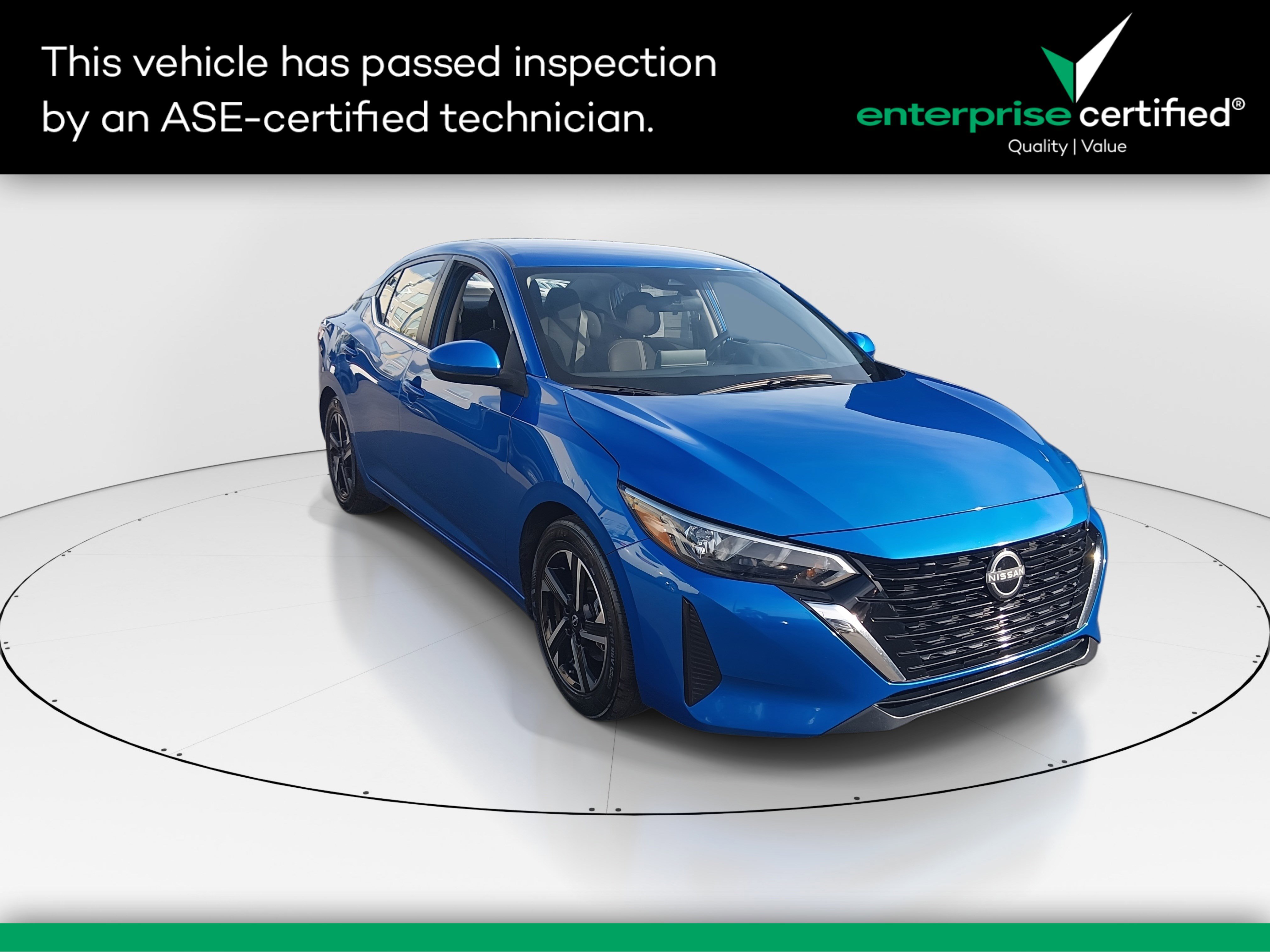 2024 Nissan Sentra SV CVT — front three-quarter view