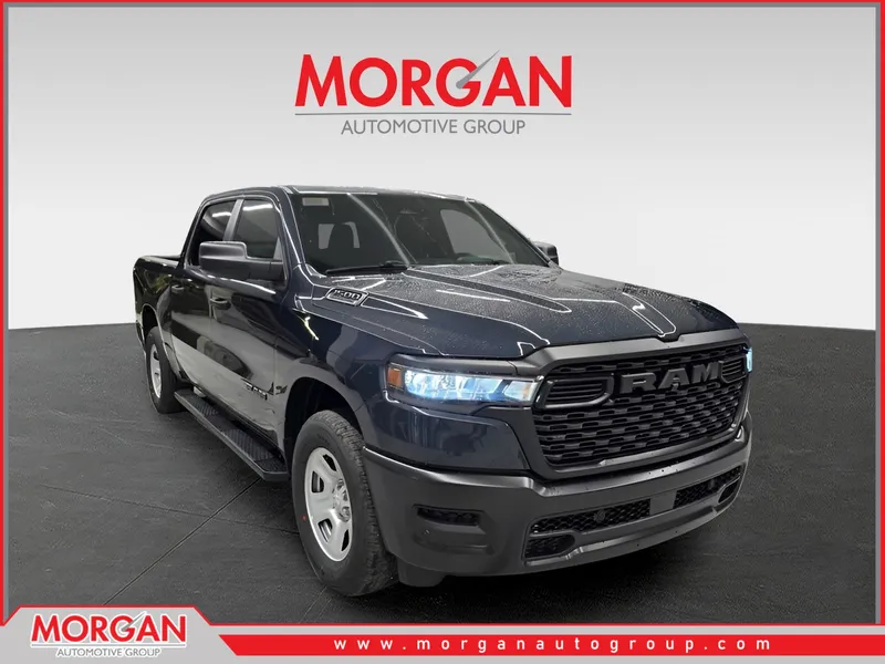 2026 Ram 1500 Tradesman in Forged Blue Metallic — front three-quarter view