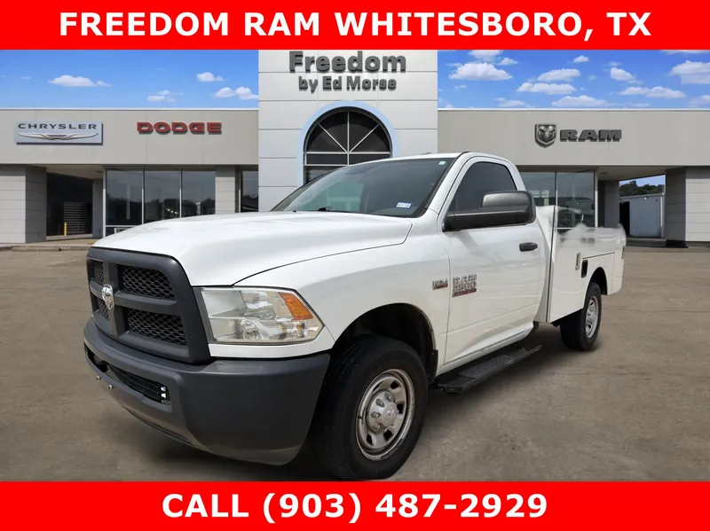 2014 RAM 2500 Tradesman in Bright White Clearcoat — front three-quarter view