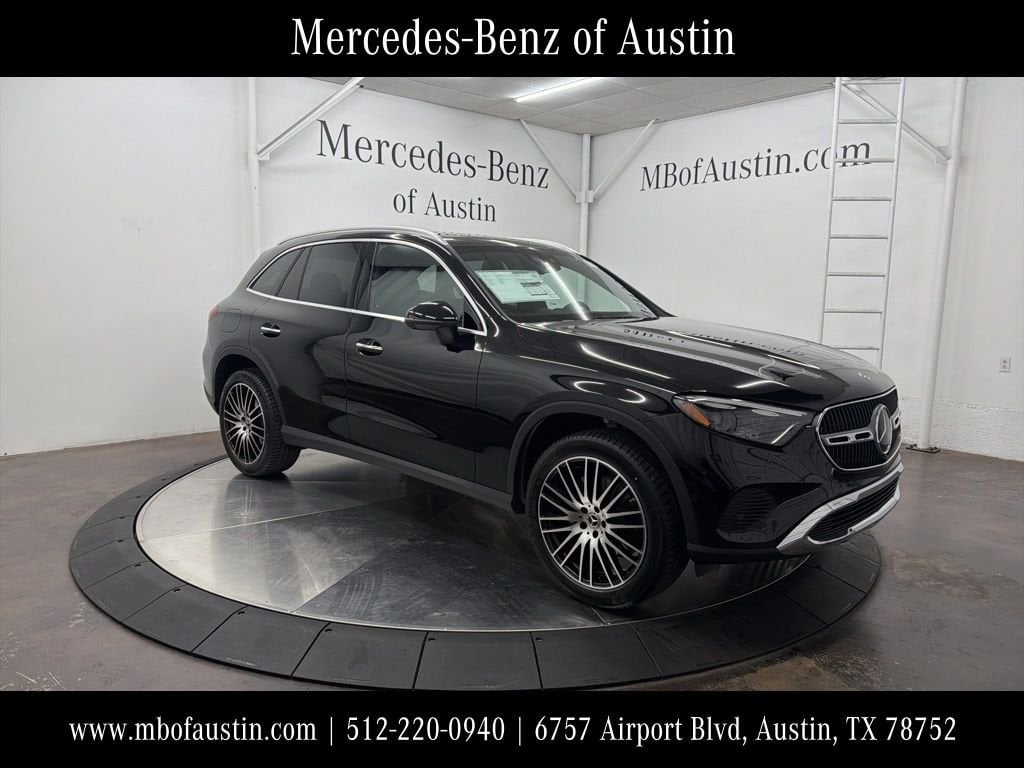 2026 Mercedes-Benz GLC 300 in Black — front three-quarter view