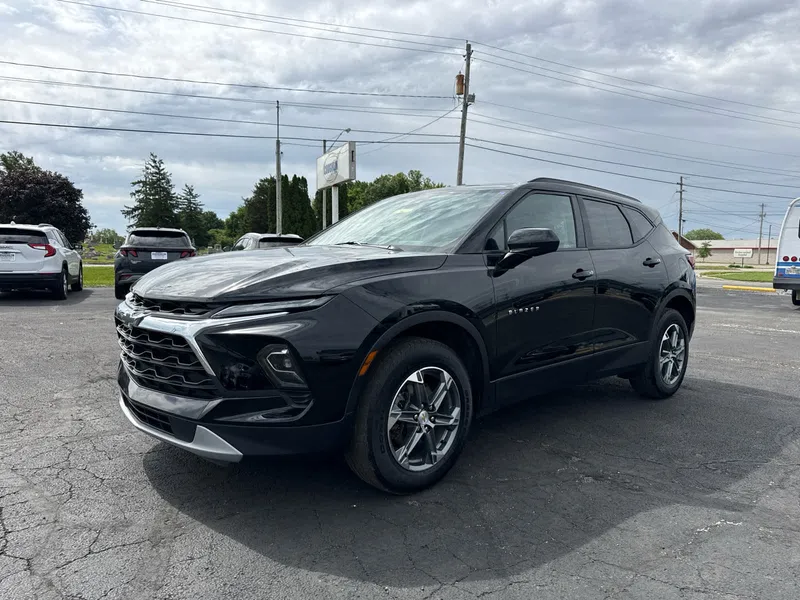 2024 Chevrolet Blazer 2LT in Black — front three-quarter view