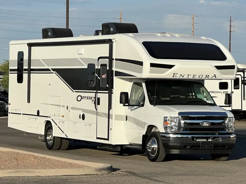 2027 Entegra ODYSSEY — front three-quarter view