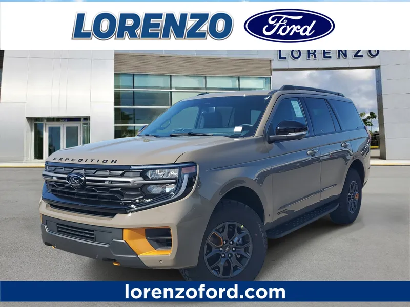 2026 Ford Expedition Tremor in Marsh Gray — front three-quarter view