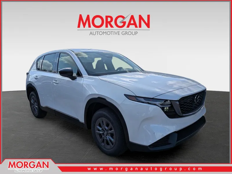 2026 Mazda CX-5 2.5 S Select in Rhodium White Metallic — front three-quarter view