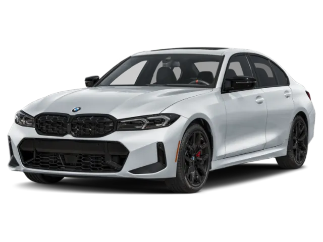 2026 BMW 3 Series M340i NA in Brooklyn Grey Metallic — front three-quarter view