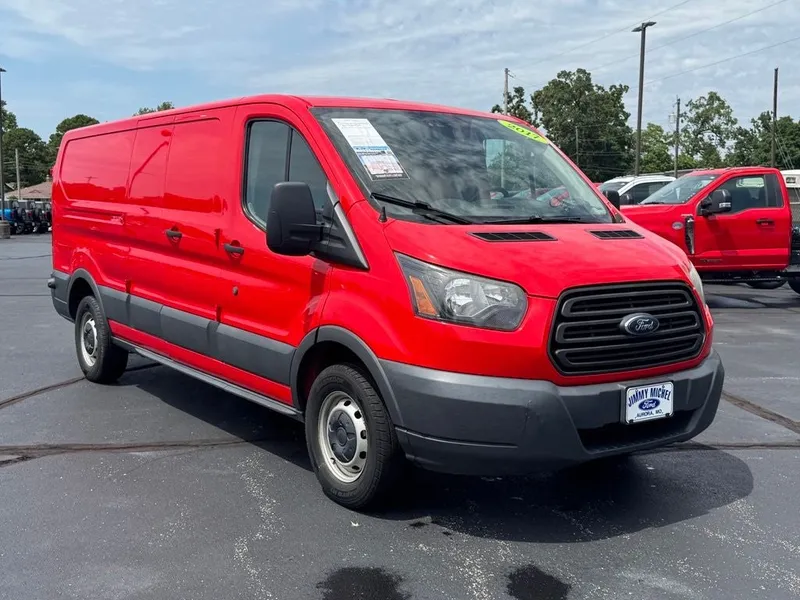 2017 Ford Transit-150 Base in Race Red — front three-quarter view