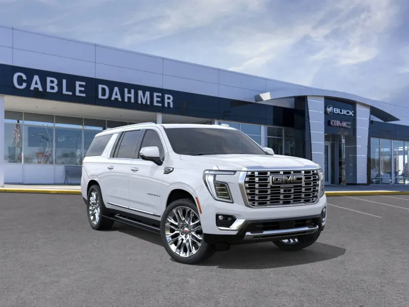 2026 GMC Yukon XL Denali — front three-quarter view