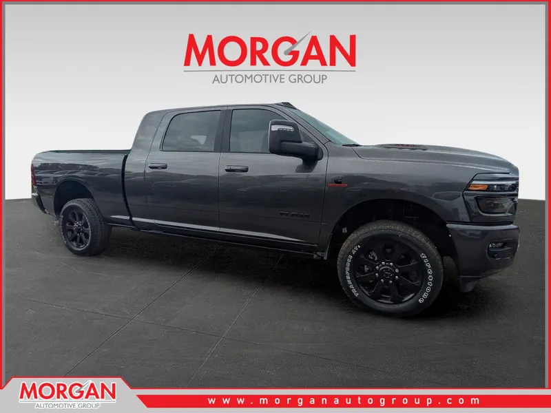 2026 Ram 2500 Laramie in Gray — front three-quarter view
