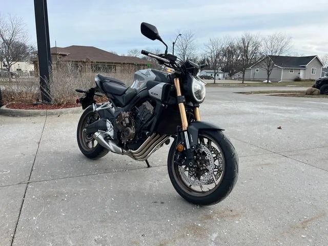 2024 Honda® CB650R — front three-quarter view