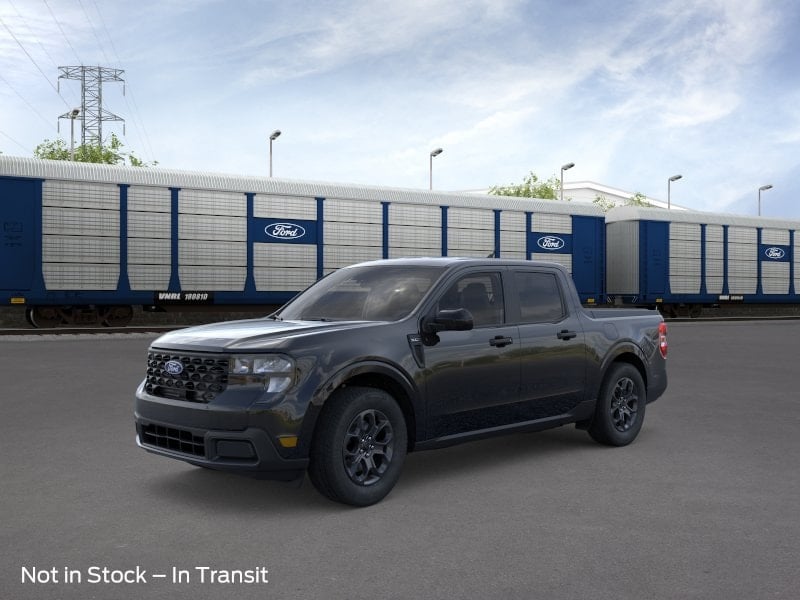 2026 Ford Maverick XLT in Shadow Black — front three-quarter view