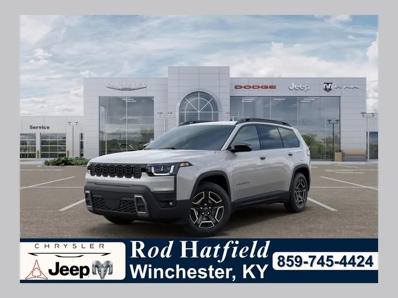 2026 Jeep Cherokee CHEROKEE LAREDO 4X4 in Silver Zynith Clear-Coat Exterior Paint — front three-quarter view
