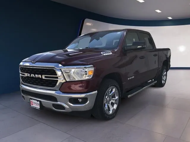 2024 RAM 1500 Lone Star 4x2 Crew Cab 5'7" Box in Red — front three-quarter view