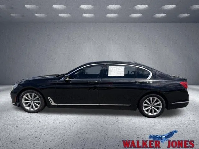2019 BMW 7 Series 740i in Black — front three-quarter view