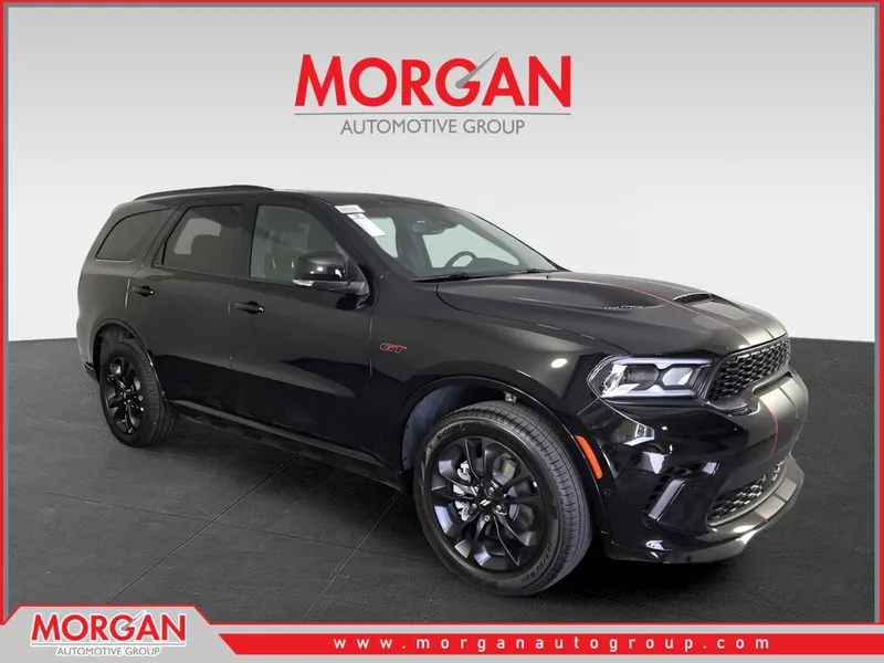 2026 Dodge Durango GT Plus in Black — front three-quarter view