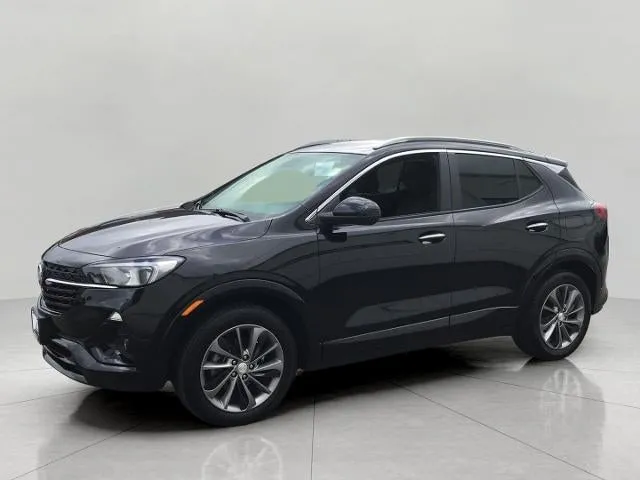 2023 Buick Encore GX Select in Ebony Twilight Metallic — front three-quarter view