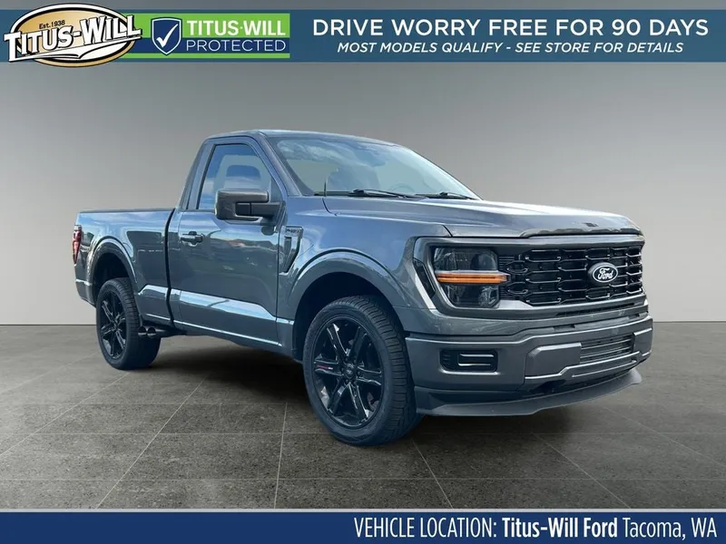 2025 Ford F-150 FORD PERFORMANCE F-150 in Gray Metallic — front three-quarter view