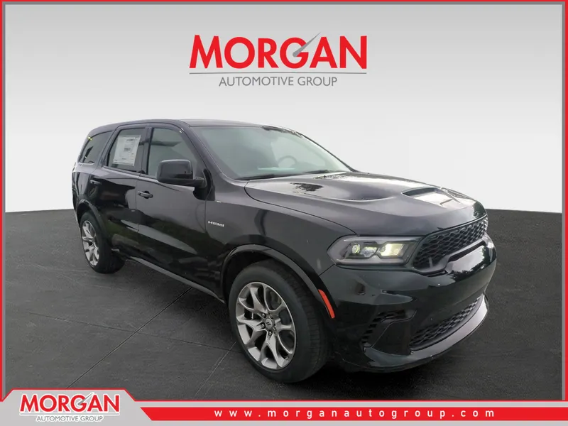 2026 Dodge Durango GT HEMI V8 in Black — front three-quarter view