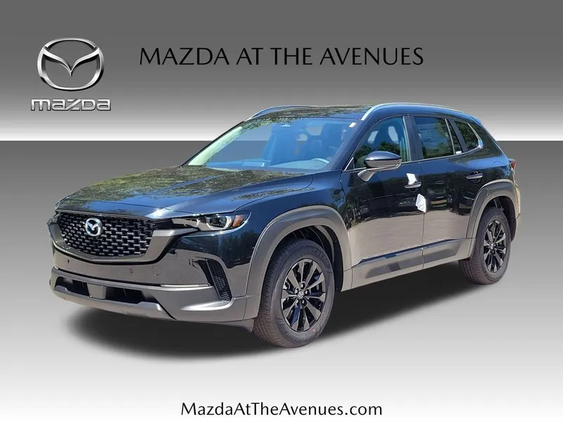 2026 Mazda CX-50 2.5 S Preferred in Black — front three-quarter view