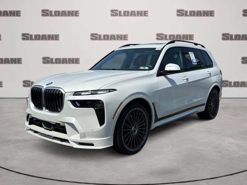 2025 BMW X7 ALPINA XB7 in White Metallic — front three-quarter view