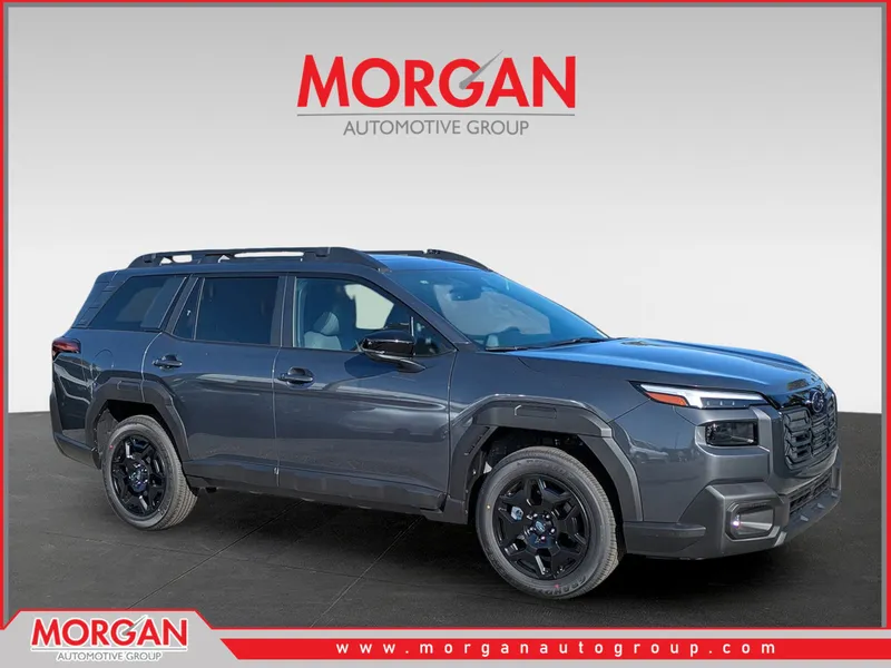 2026 Subaru Outback Limited in Magnetite Gray Metallic — front three-quarter view