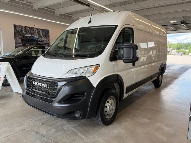 2023 RAM ProMaster 2500 Cargo Van High Roof 159' WB in Bright White Clearcoat — front three-quarter view