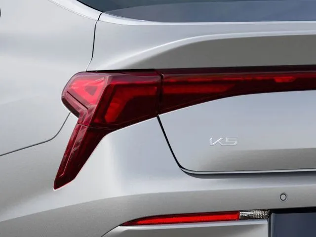 2026 Kia K5 — rear three-quarter view