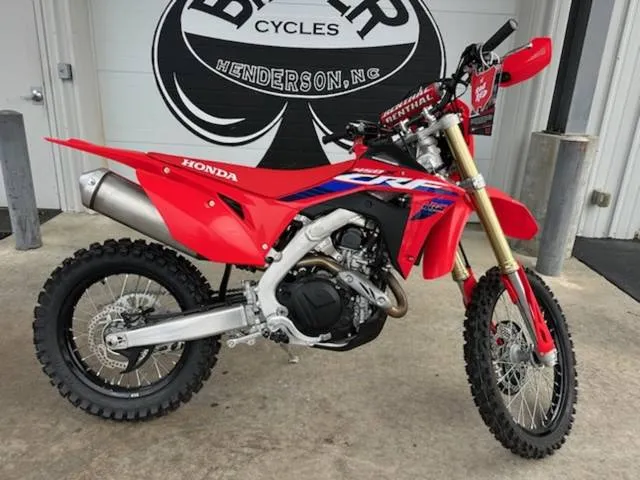 2024 Honda® CRF450X — front three-quarter view