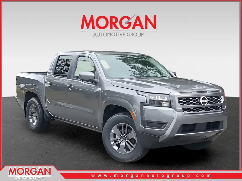 2026 Nissan Frontier SV in Gray — front three-quarter view