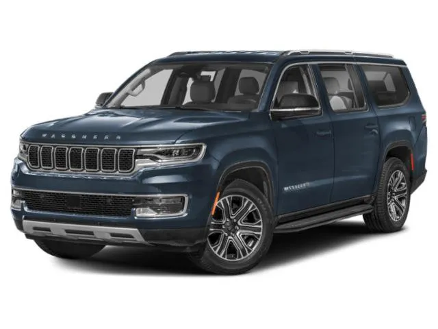 2024 Jeep Wagoneer L Series II in Silver Zynith — front three-quarter view