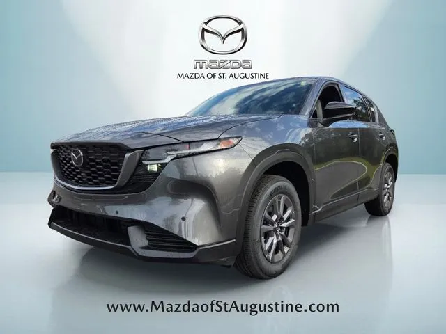 2026 Mazda CX-5 2.5 S Select in Gray — front three-quarter view